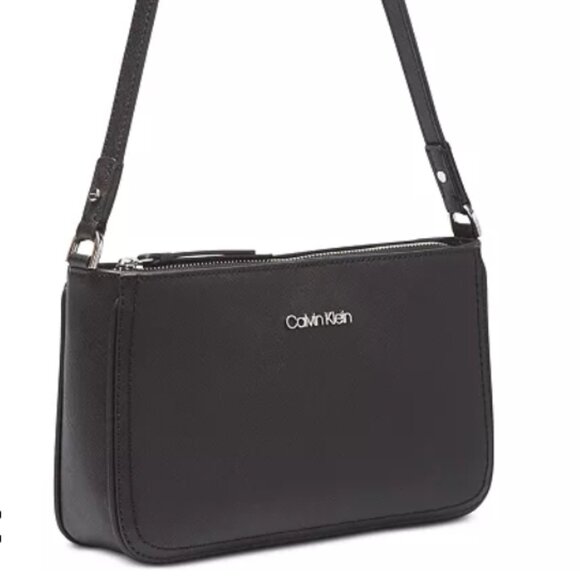 Calvin Klein Black Mercy Shoulder Bag - Picture 1 of 4